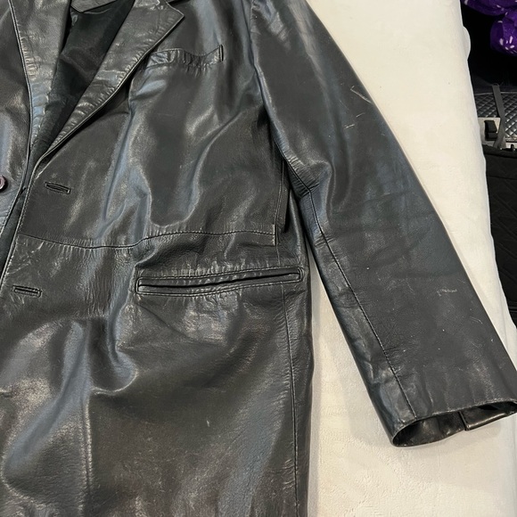 California LA Leather Men’s Leather Blazer Jacket - Picture 12 of 14
